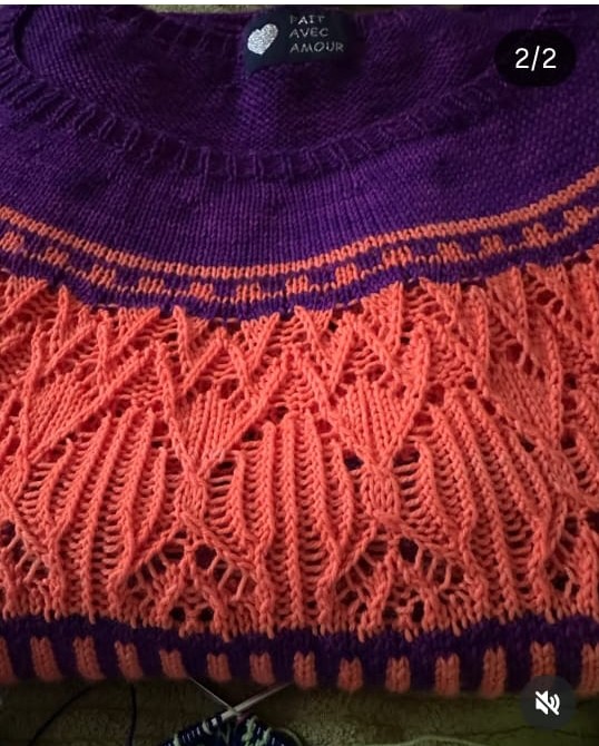 Pull Violet Orange